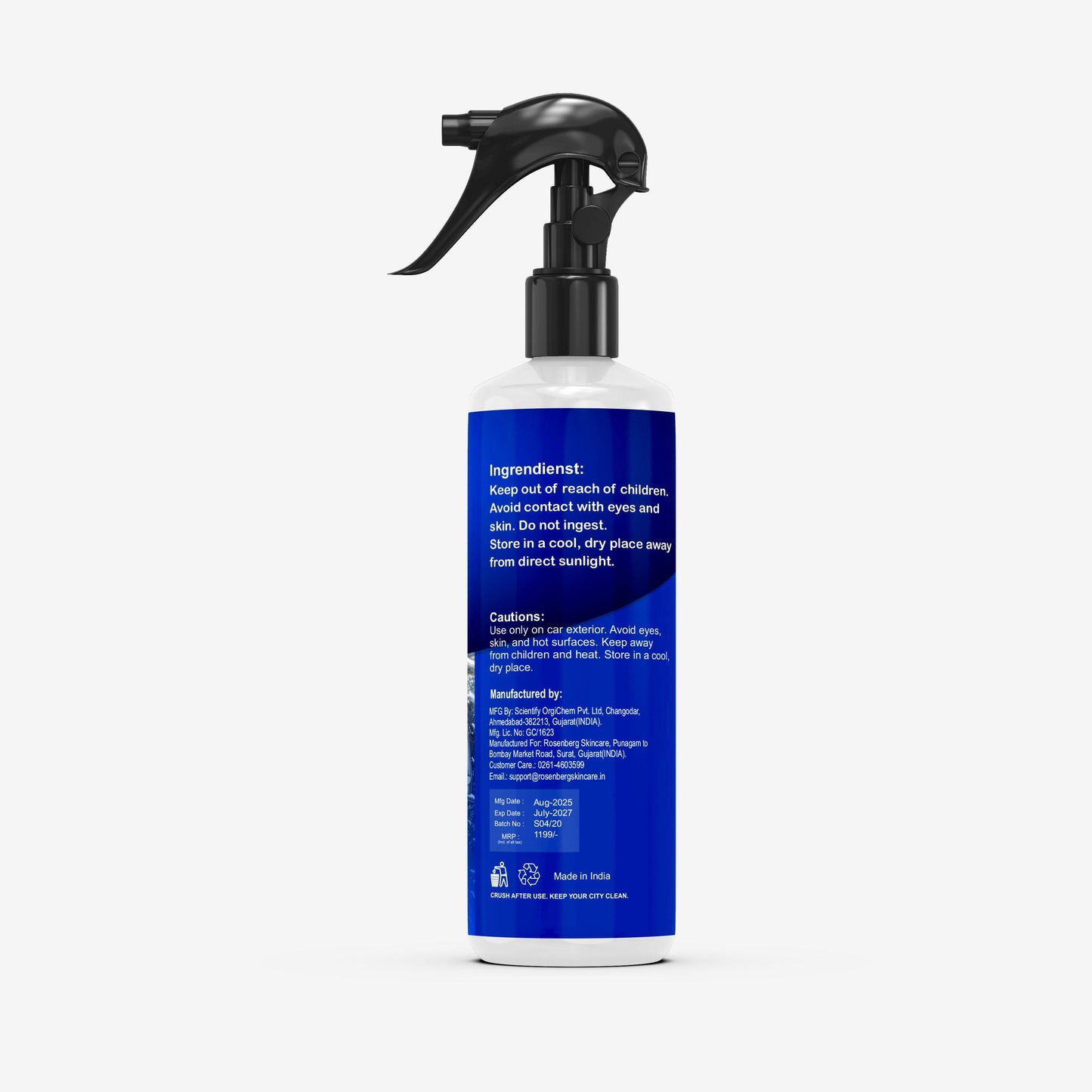 New Ultra Cleaner – High-Performance Glass Sealant (300 ml, Pack of 2)