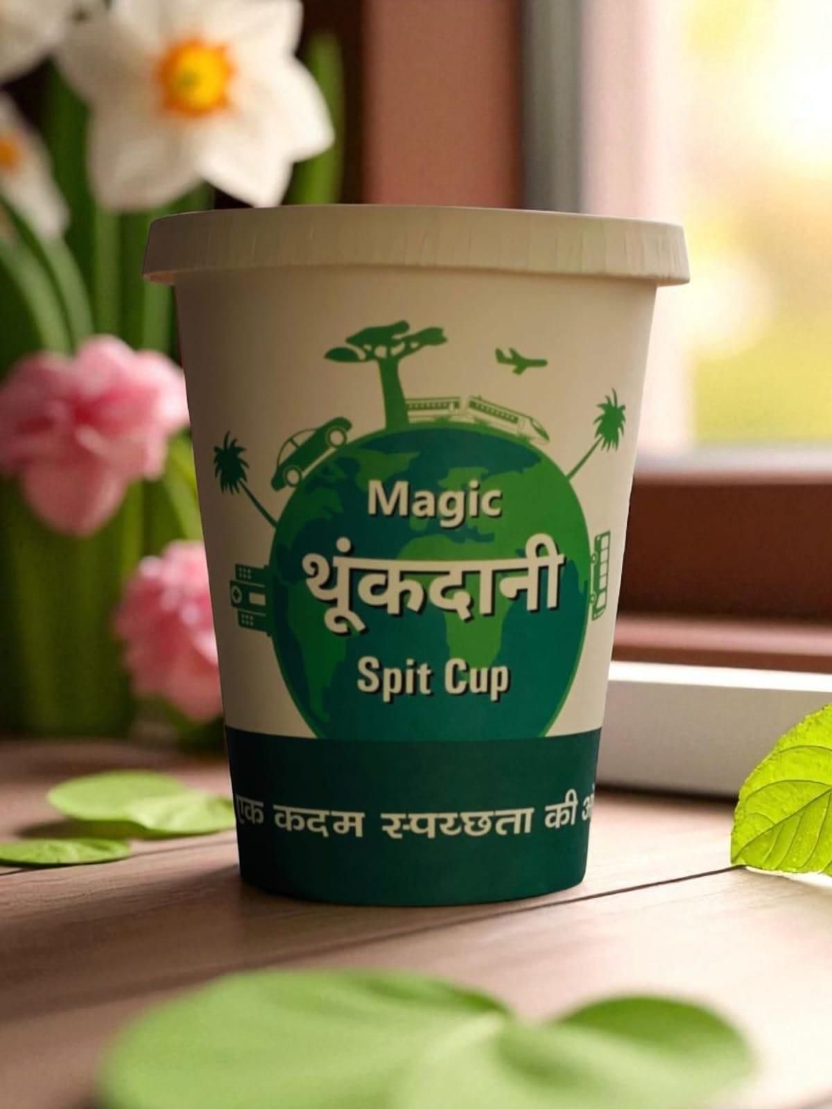 Magic Disposable Spit Cup – Solidifies Liquid, Hygienic & Convenient (Pack of 10)